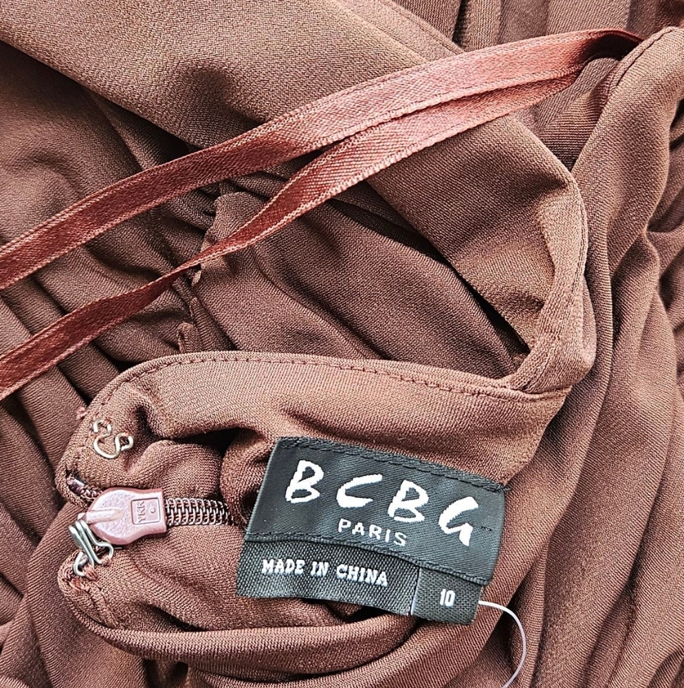 BCBG Chocolate Sleeveless Maxi Dress - Picture 9 of 9